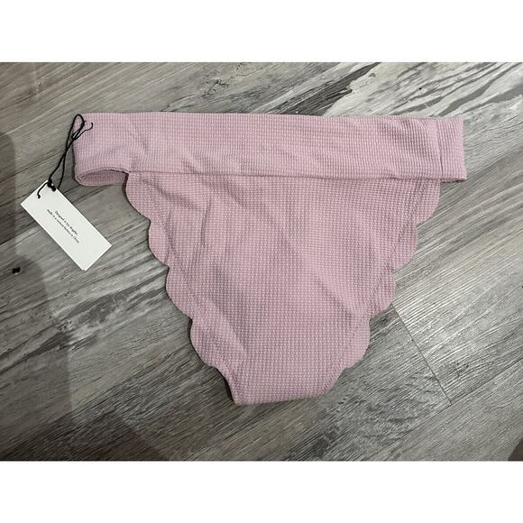 MARYSIA Antibes Scalloped Bikini Bottom Light Purple Size Small NWT - Picture 6 of 6
